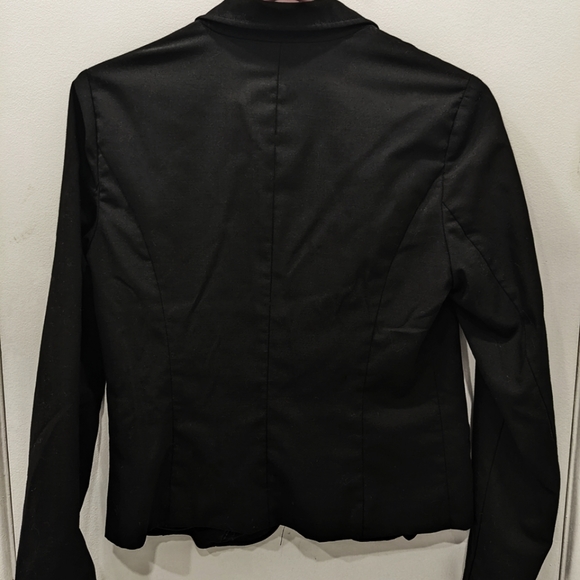 Gap Black One Button Blazer - Size 4 - Picture 3 of 3